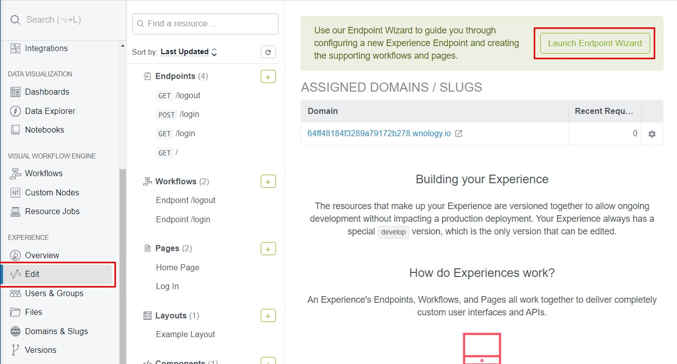 Add Endpoint Wizard Add Endpoint Wizard