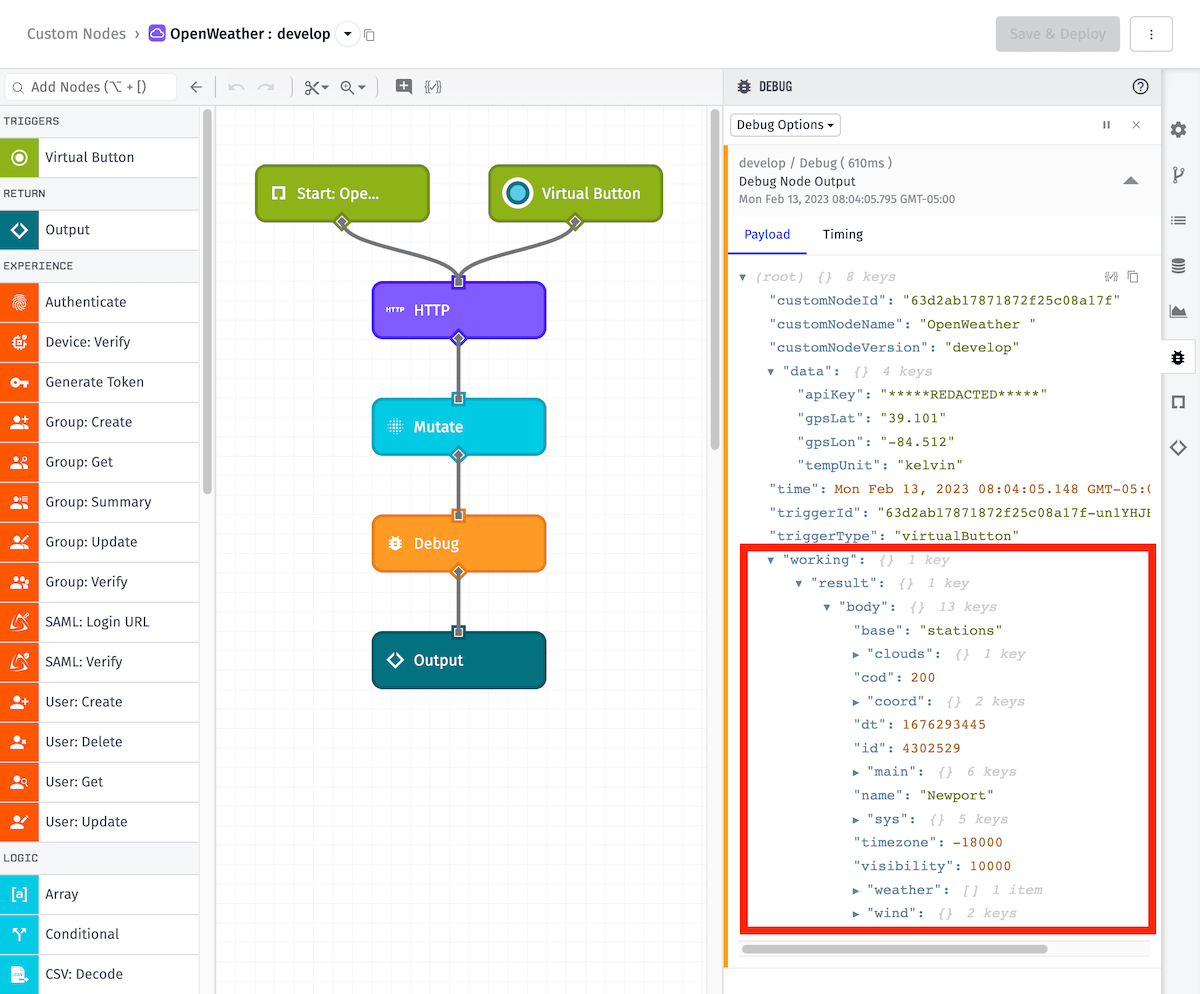 Addendum Mutate Node Debug