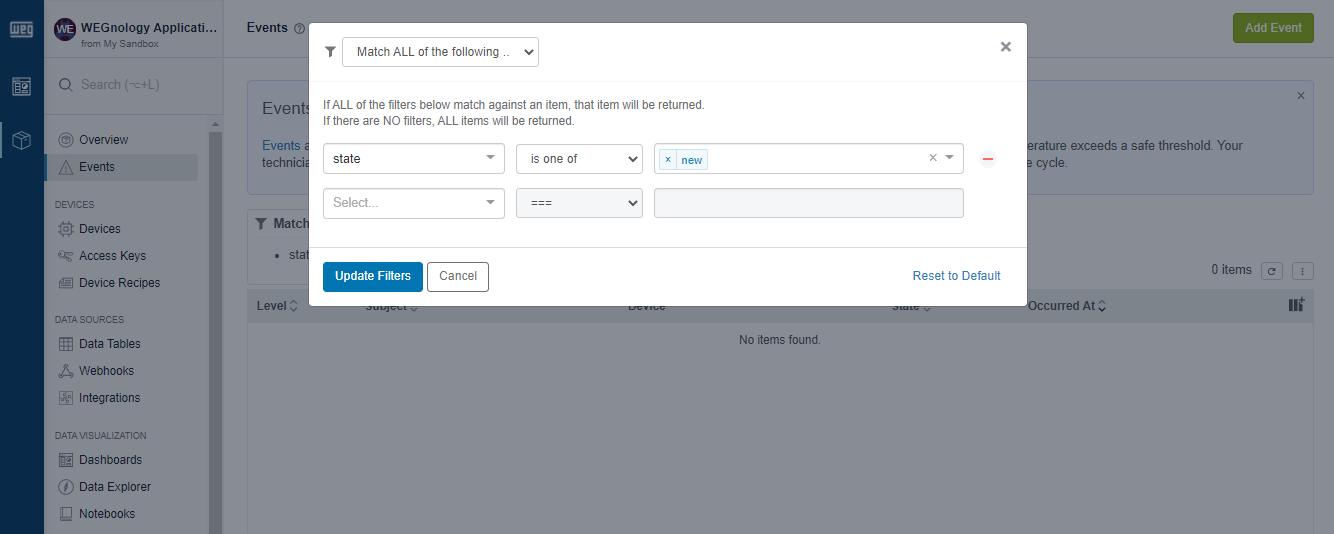 Advanced Query Modal Advanced Query Modal