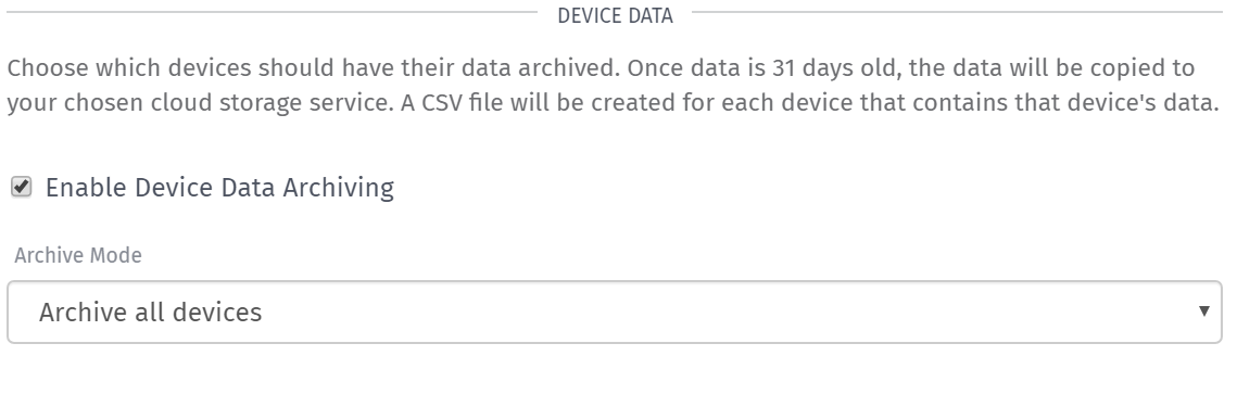 Application Archive Device Data Application Archive Device Data