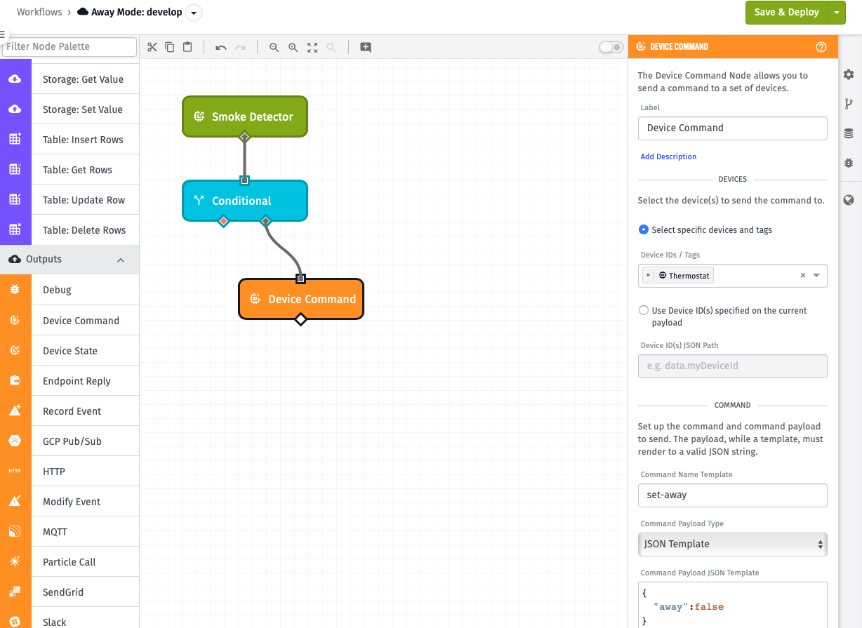 Away Mode Workflow Away Mode Workflow
