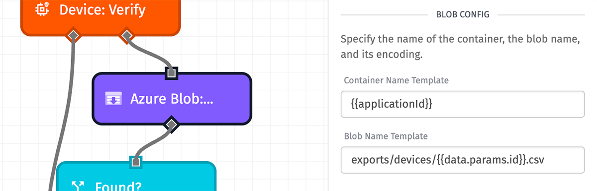 Azure Blob: Get Node Config