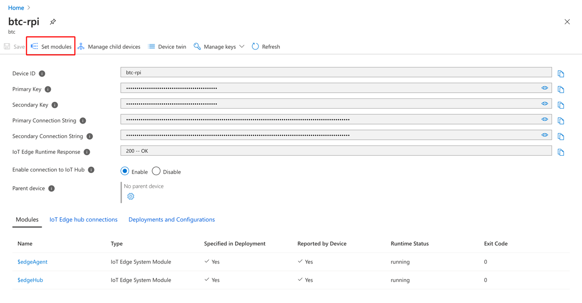 Azure IoT Edge Device Overview