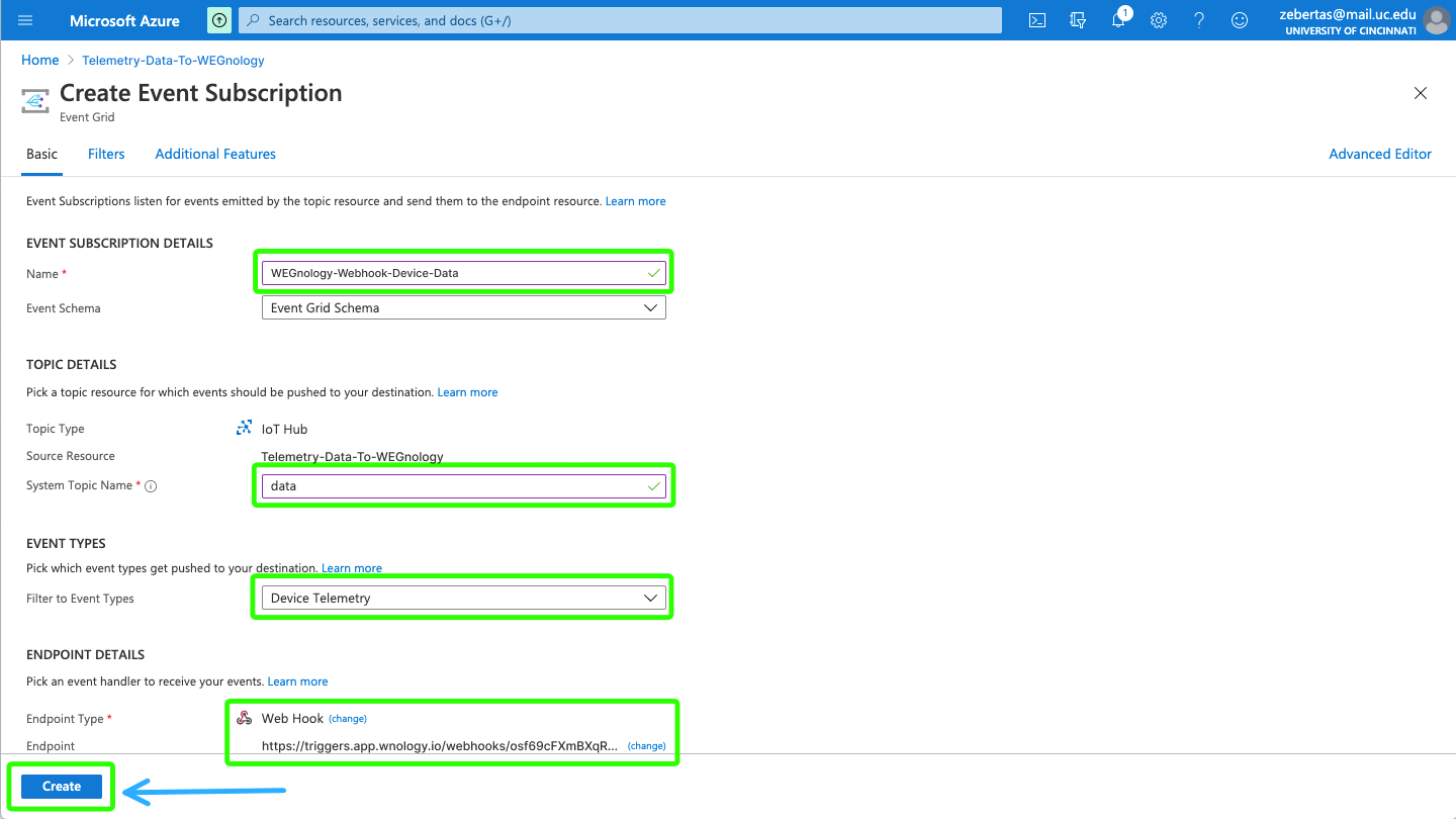 Configure Event