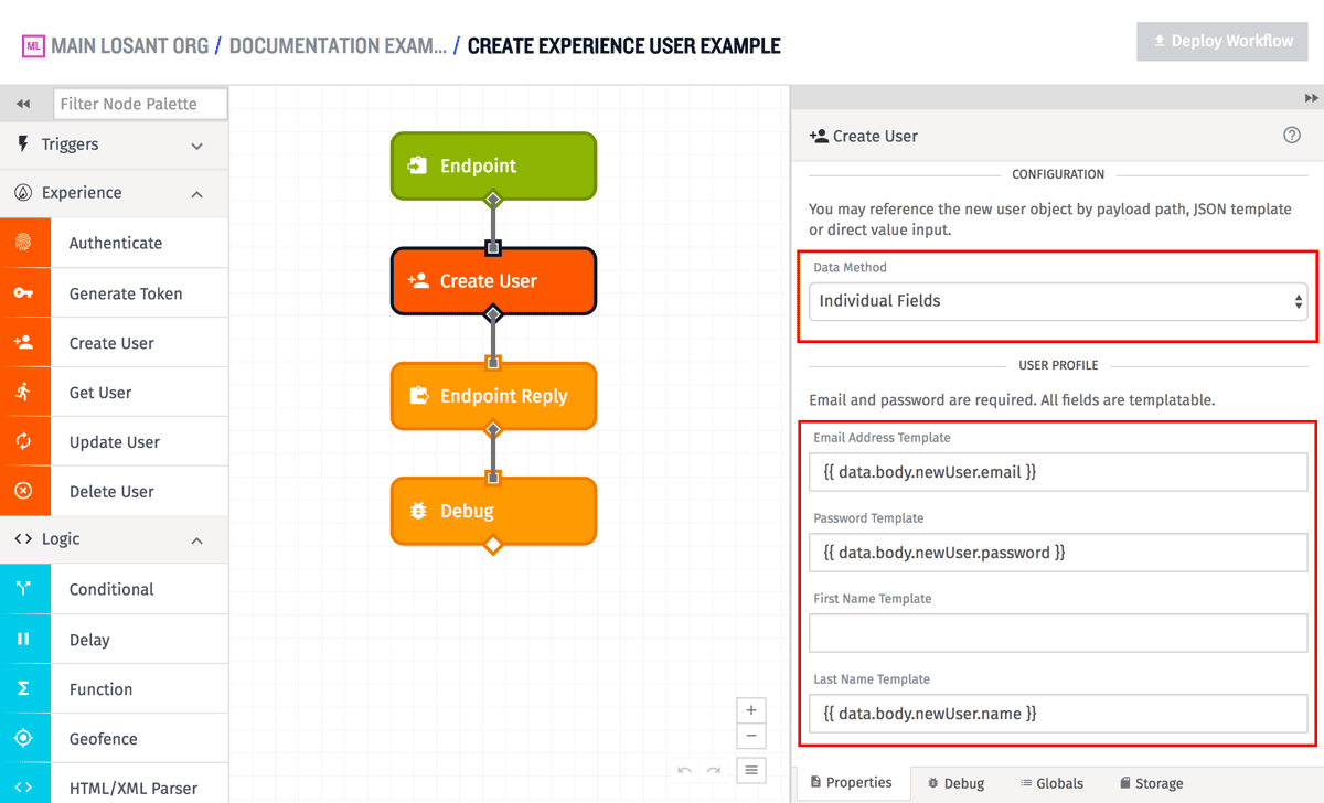 User: Create Node Configuration User: Create Node Configuration