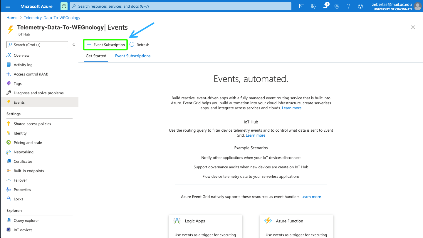 Event Subscription