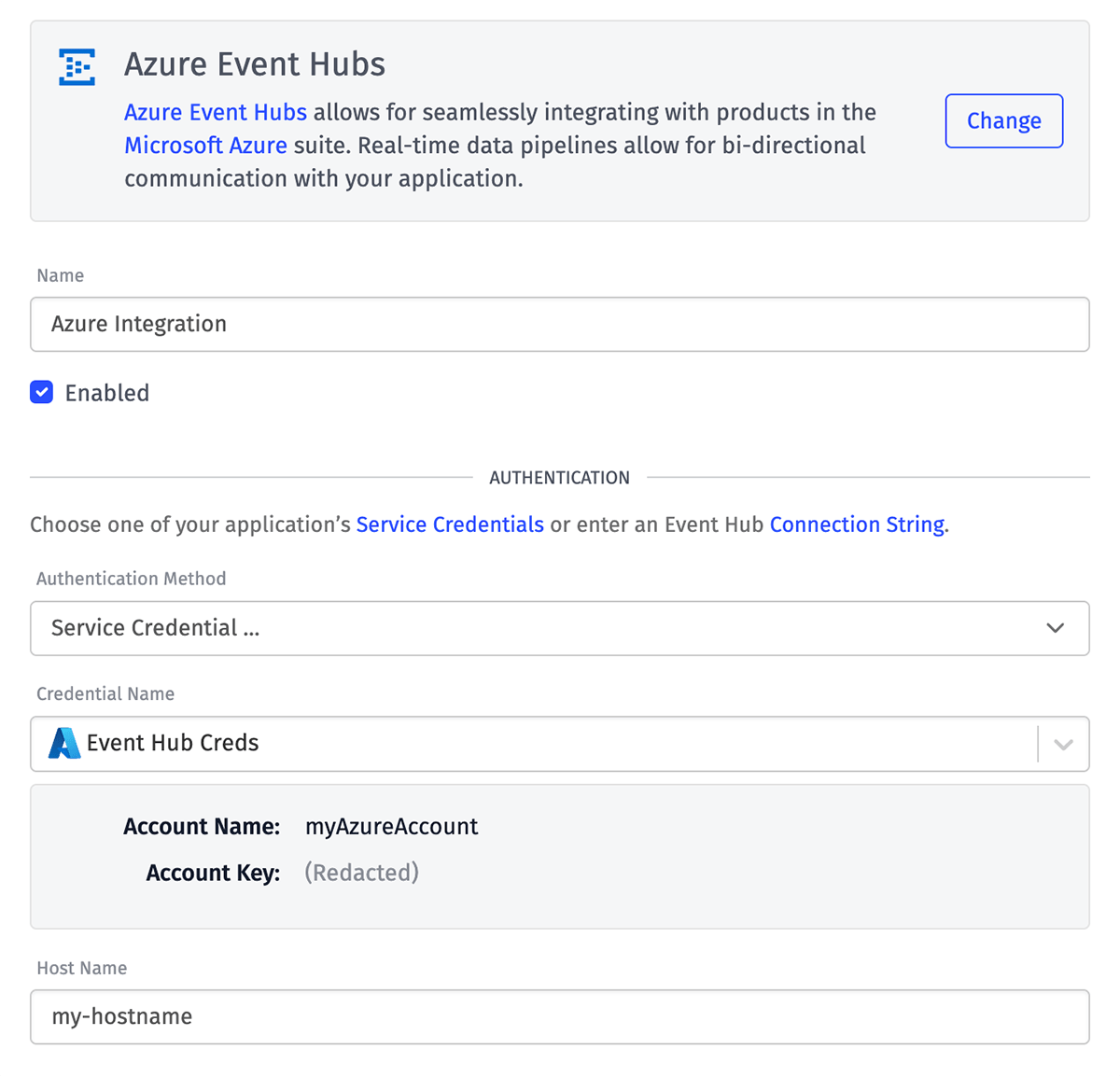 Credential in Integration Credential in Integration