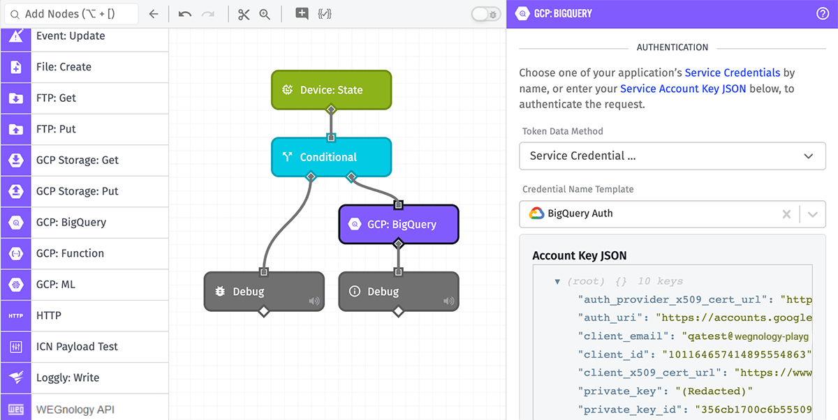 Credential in Workflow Node Credential in Workflow Node