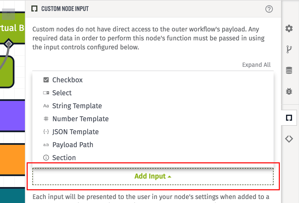 Custom Node Add Input Custom Node Add Input