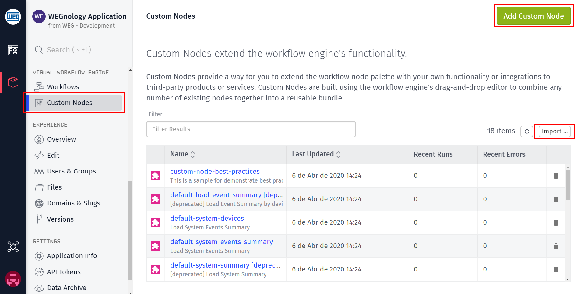 Create Custom Node Create Custom Node
