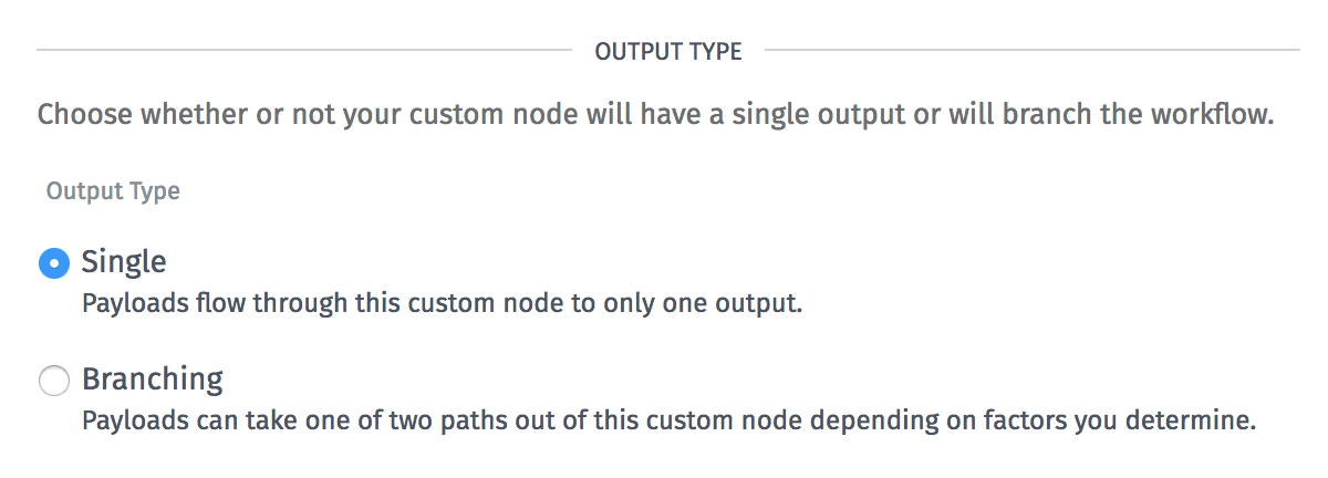 Custom Node Output Type Custom Node Output Type