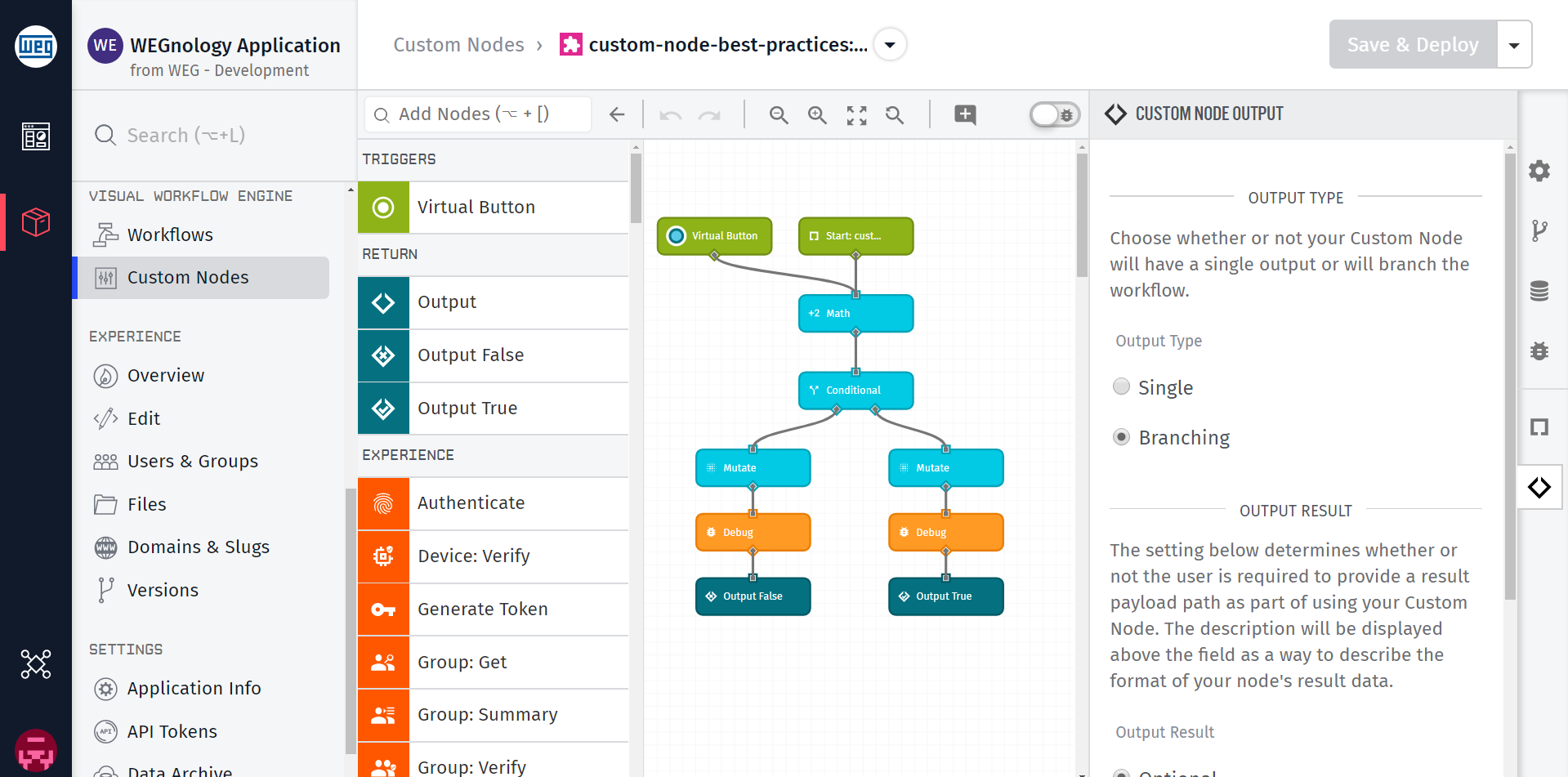 Custom Node Return Nodes Custom Node Return Nodes