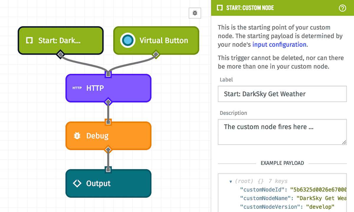 Custom Node Start Trigger Custom Node Start Trigger