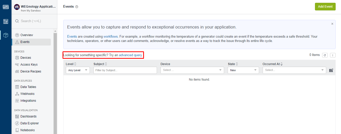 Advanced Query Link Advanced Query Link