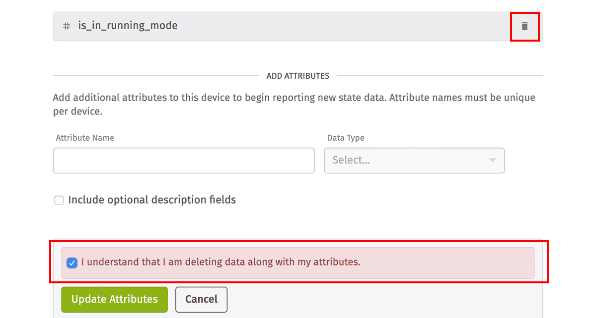 Delete Attribute Delete Attribute