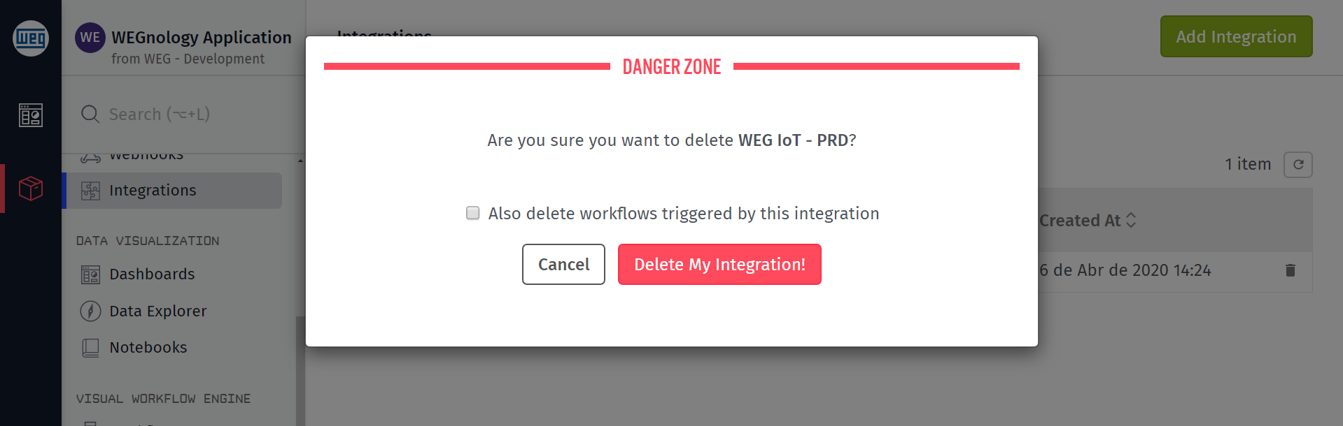 Delete Workflow Through Resource Delete Workflow Through Resource