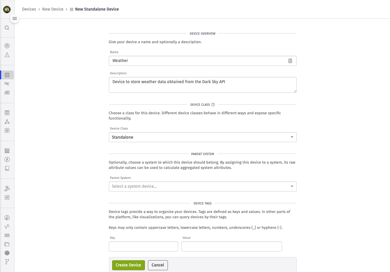 Device Configuration Device Configuration