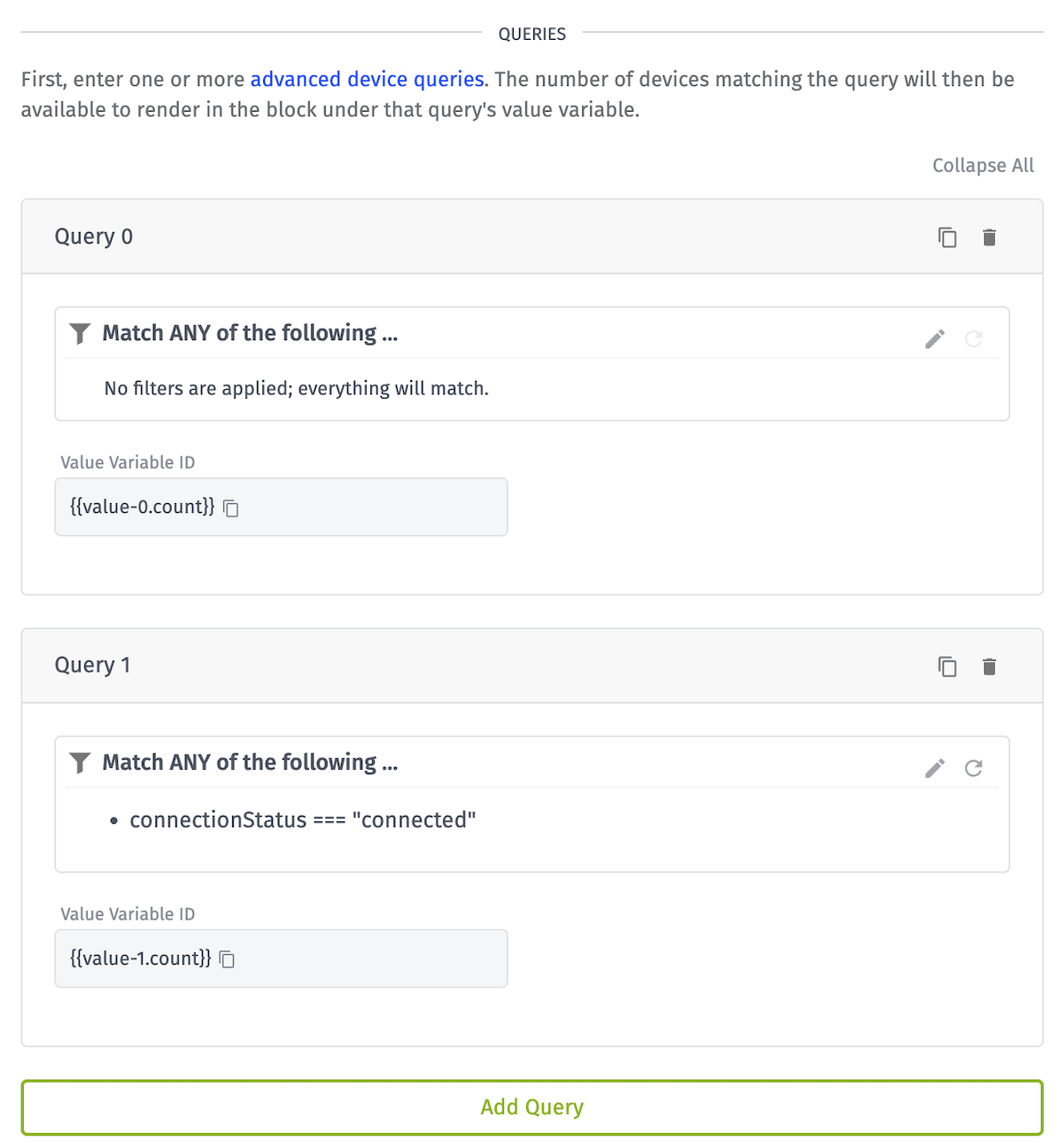 Device Count Block Queries Device Count Block Queries