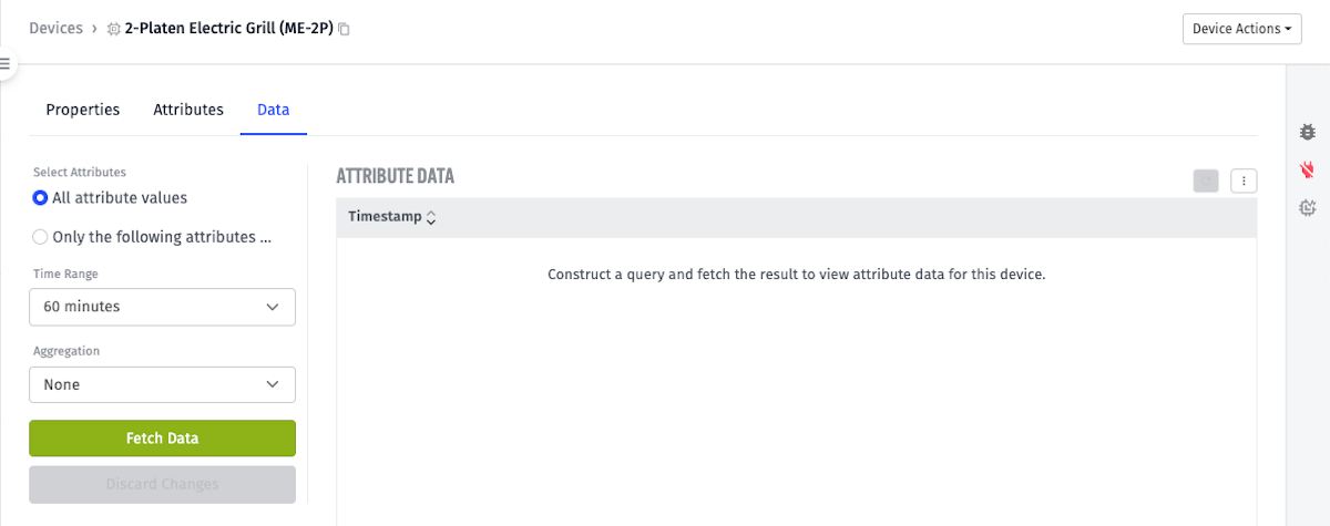 Device Data Tab Device Data Tab