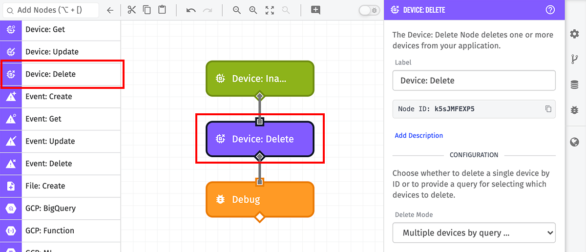 Device: Delete Overview Device: Delete Overview