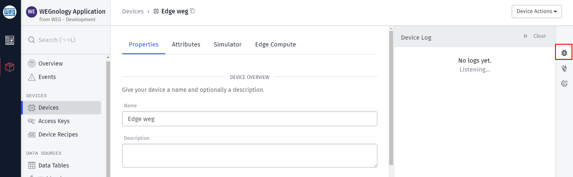 Device Log Device Log
