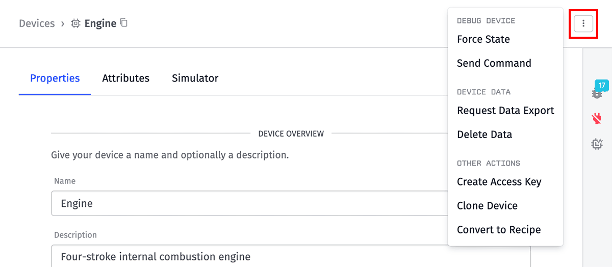 Device Other Actions Device Other Actions