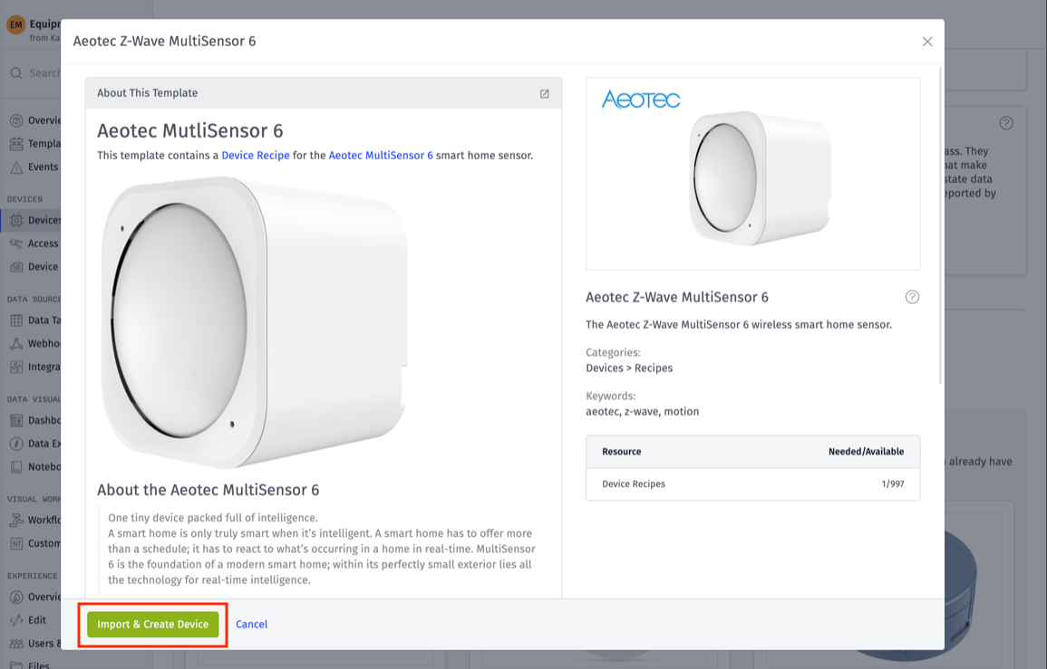 Device Recipe Information Device Recipe Information