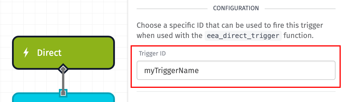 Direct Trigger Configuration Direct Trigger Configuration