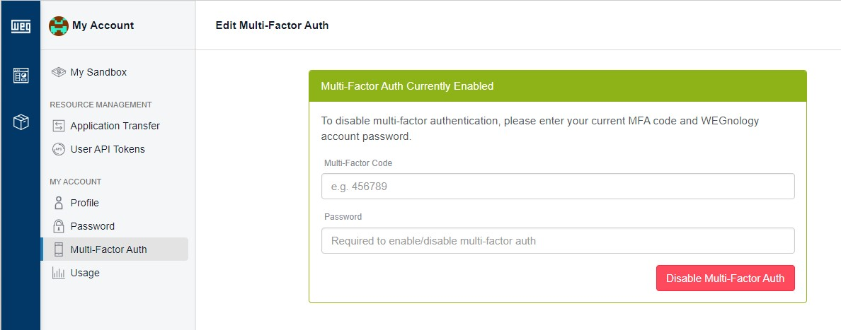 Disable Multi-Factor Auth Disable Multi-Factor Auth