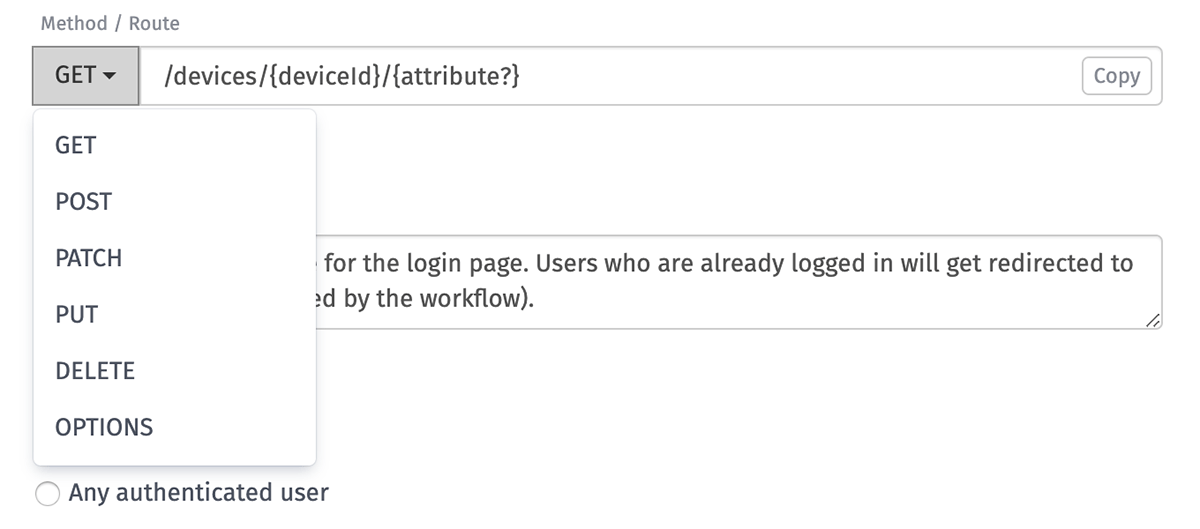 Endpoint Method and Route Endpoint Method and Route