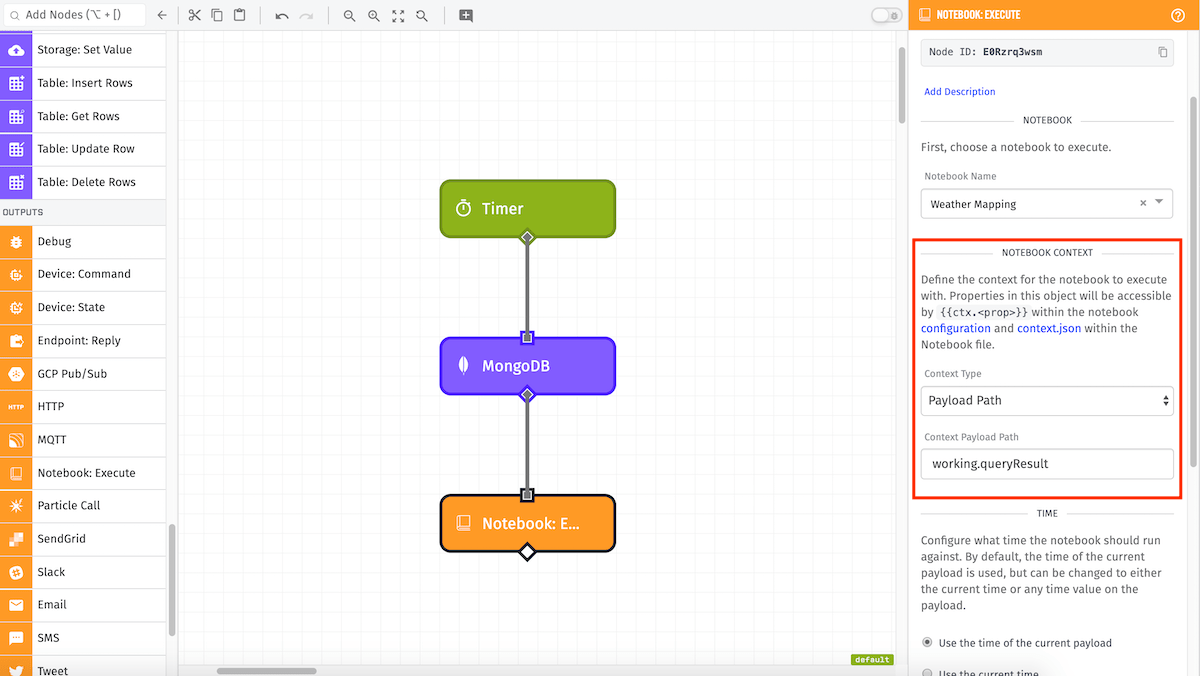 Execute Node Context Execute Node Context