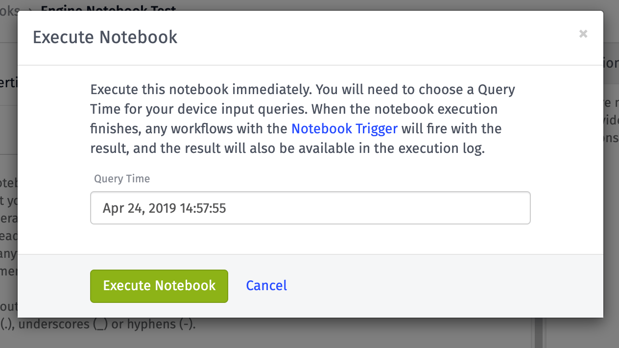 Execute Notebook Execute Notebook