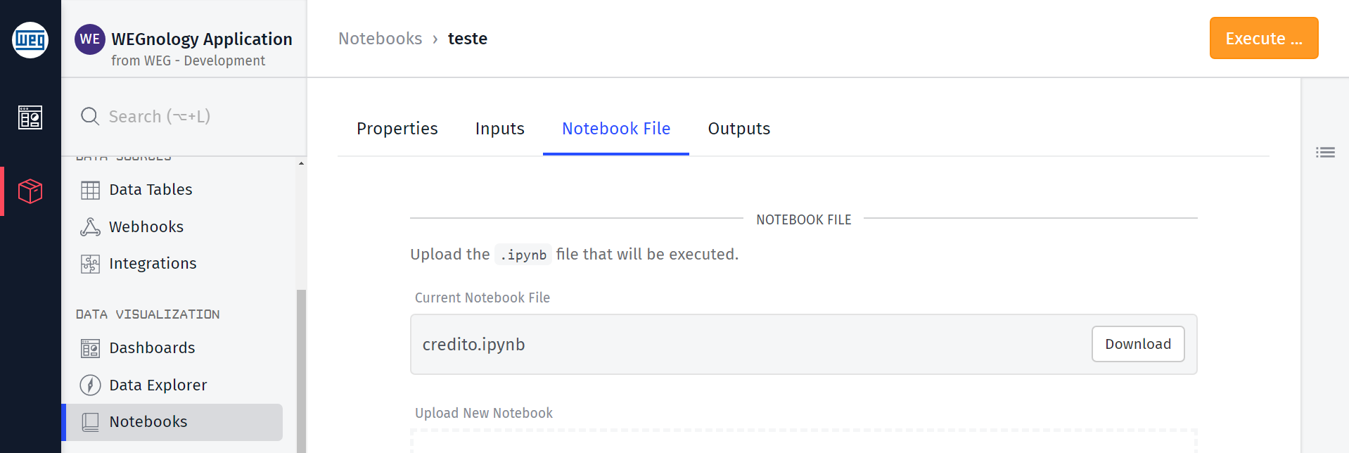 Notebook Execution Overview