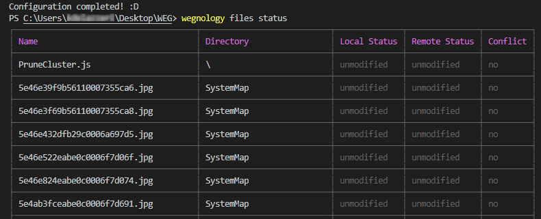 Files Status Files Status
