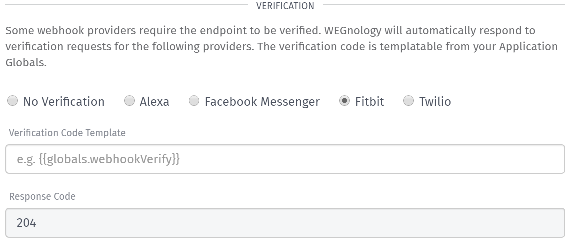 Fitbit Webhook Verification Fitbit Webhook Verification