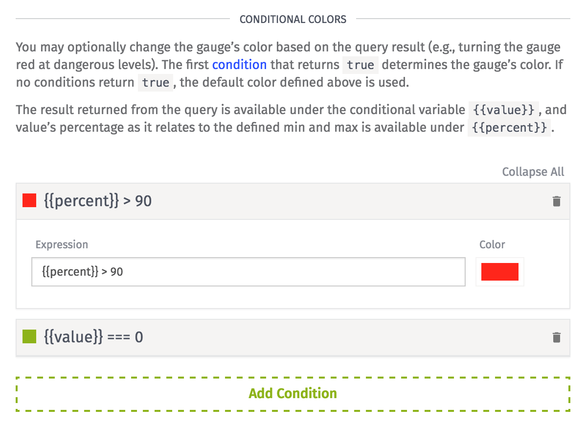 Gauge Block Conditions