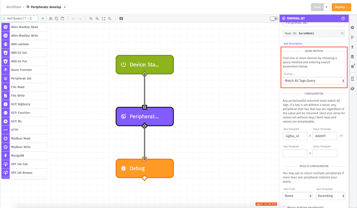 Get Peripheral Node Query Get Peripheral Node Query