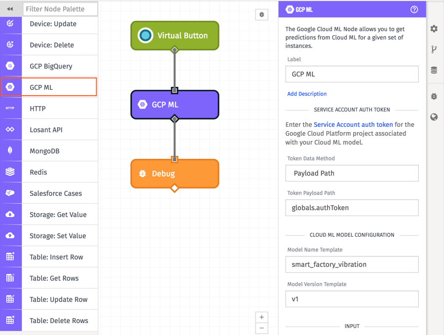 GCP ML Node GCP ML Node