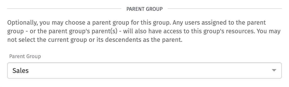 Parent Group Parent Group