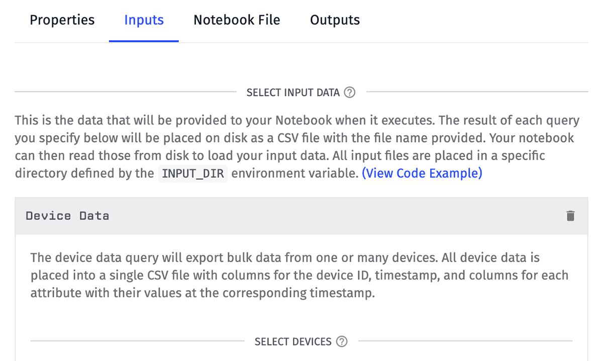 Notebook Inputs Notebook Inputs
