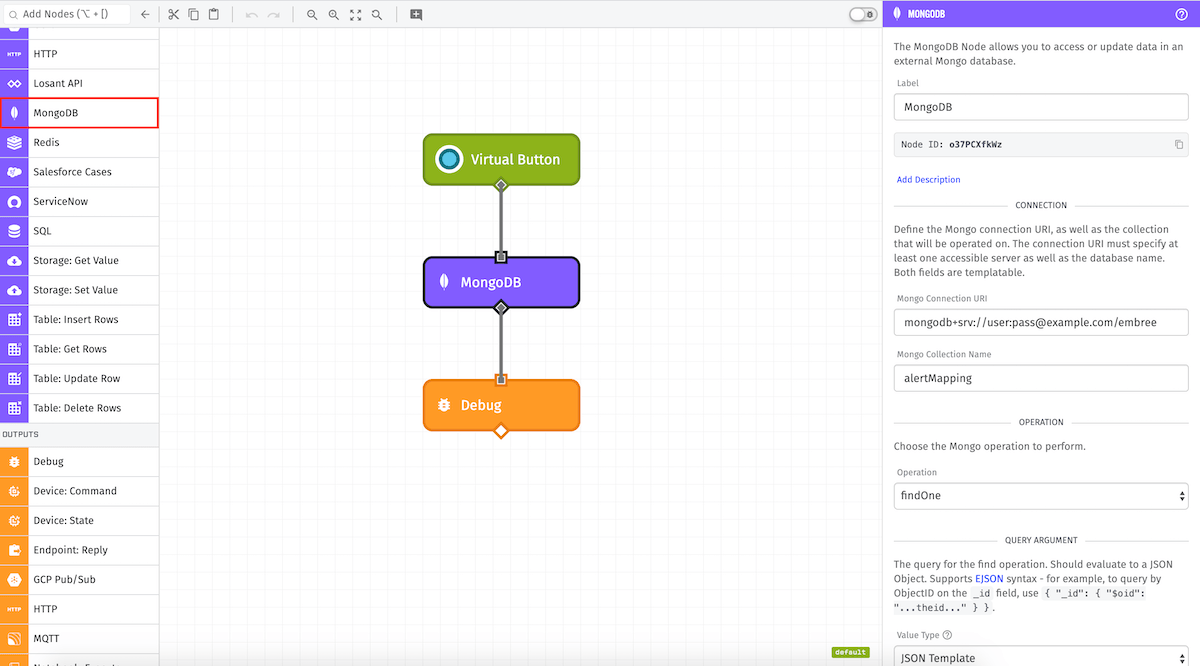 MongoDB Node MongoDB Node