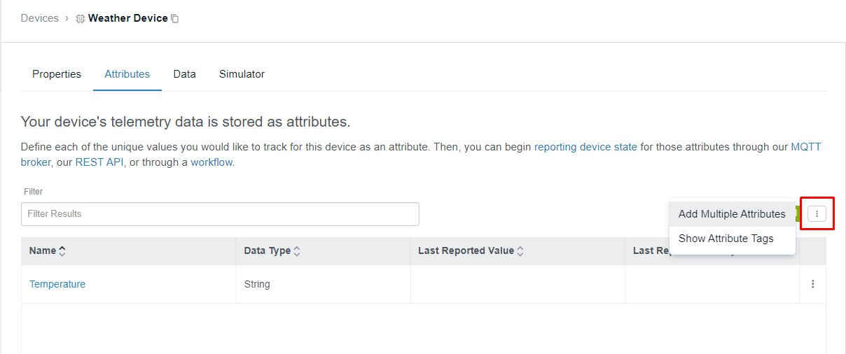 Multiple Attributes Button Multiple Attributes Button