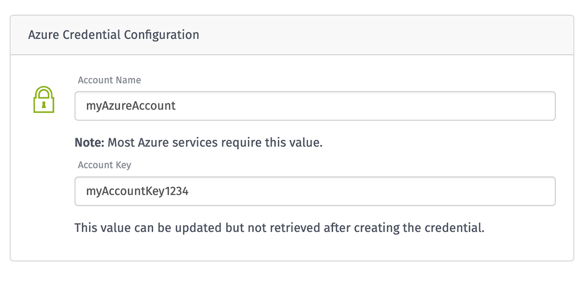 New Azure Credential New Azure Credential