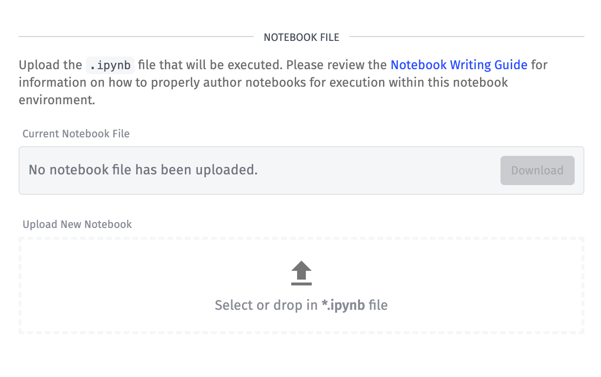 Notebook File Notebook File