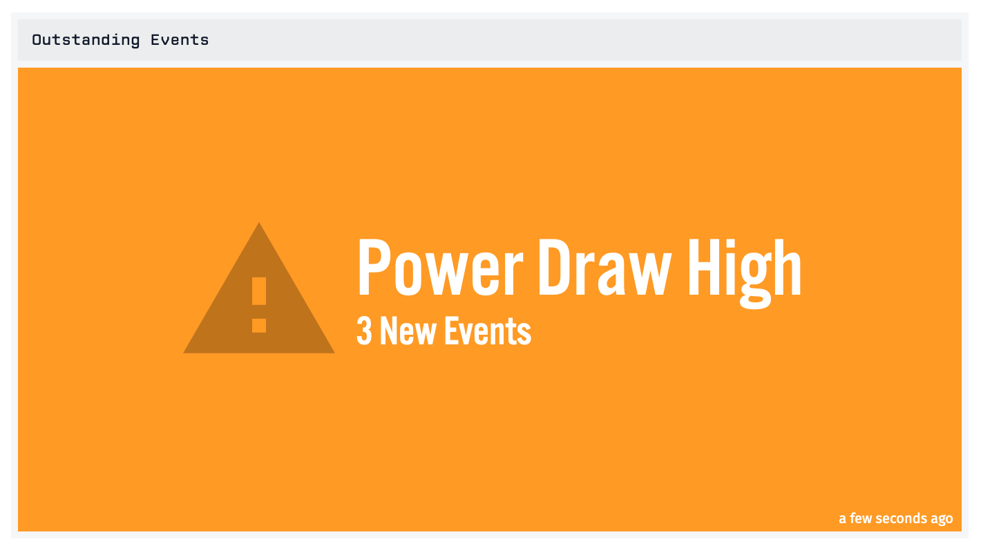 Open Event Indicator Open Event Indicator