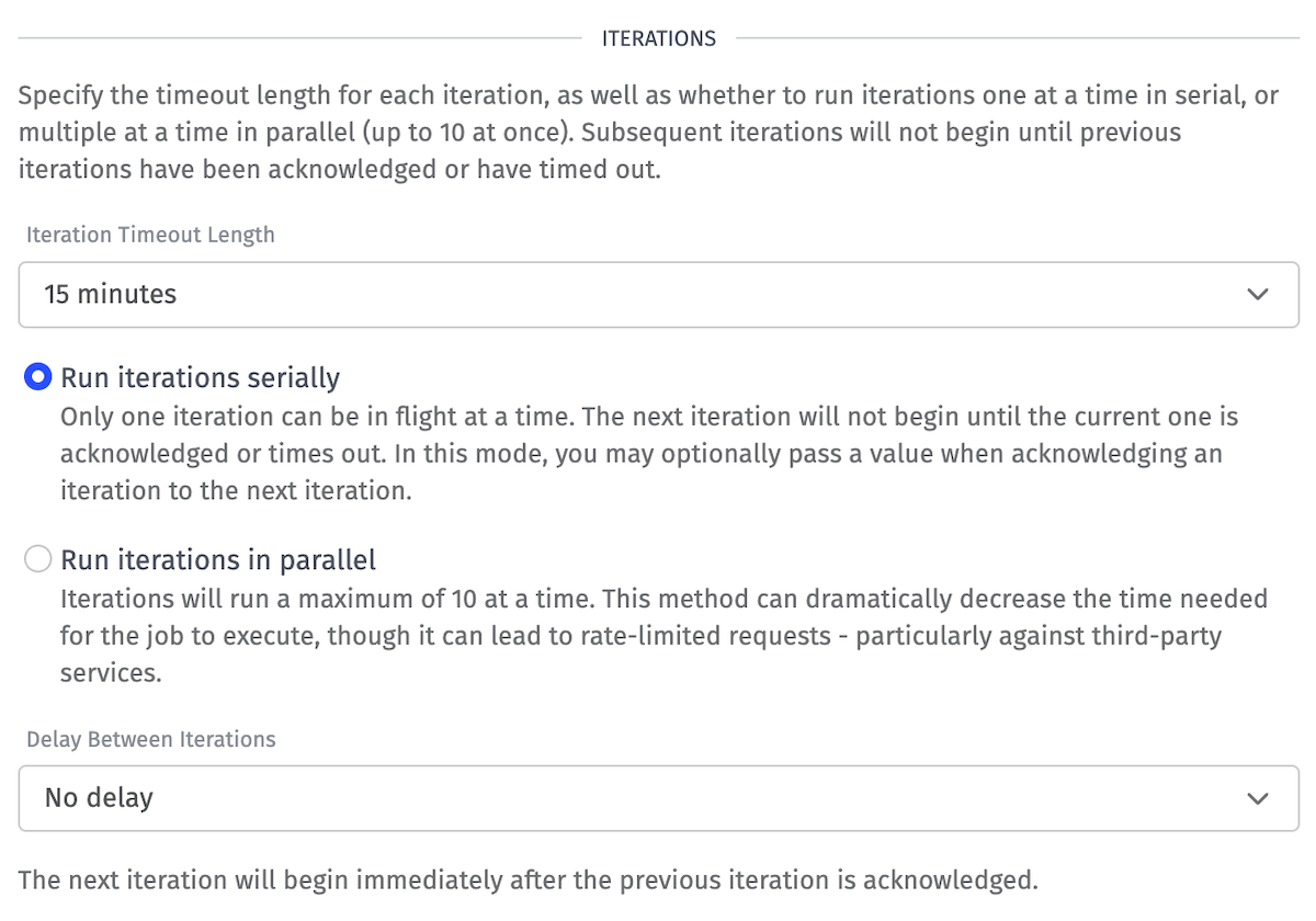 Resource Job Iterations