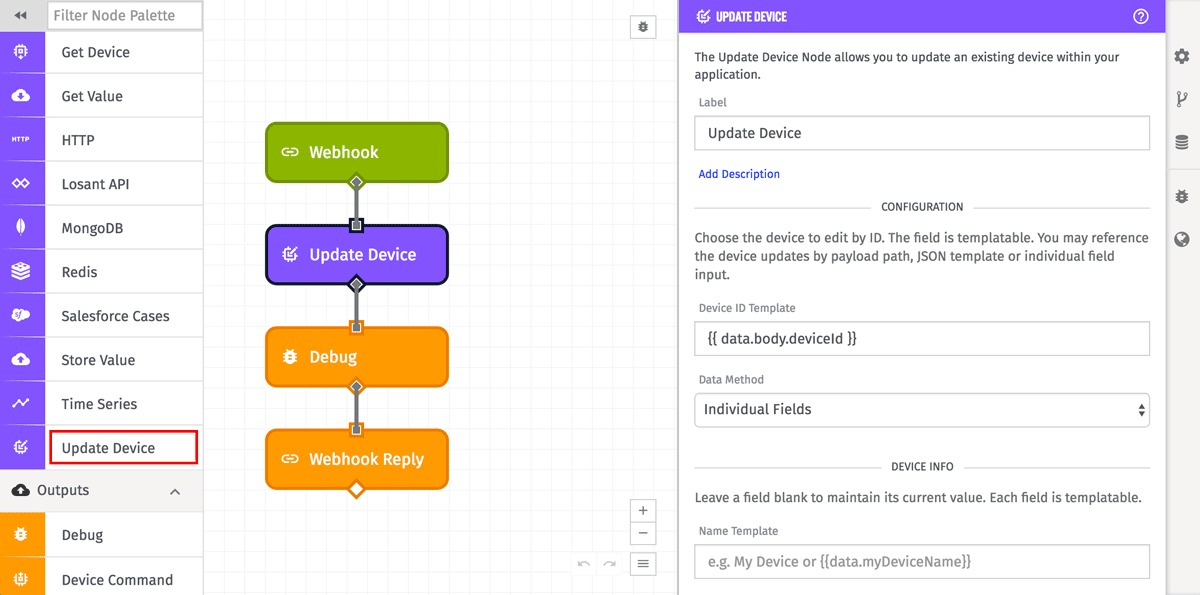 Device: Update Node Device: Update Node