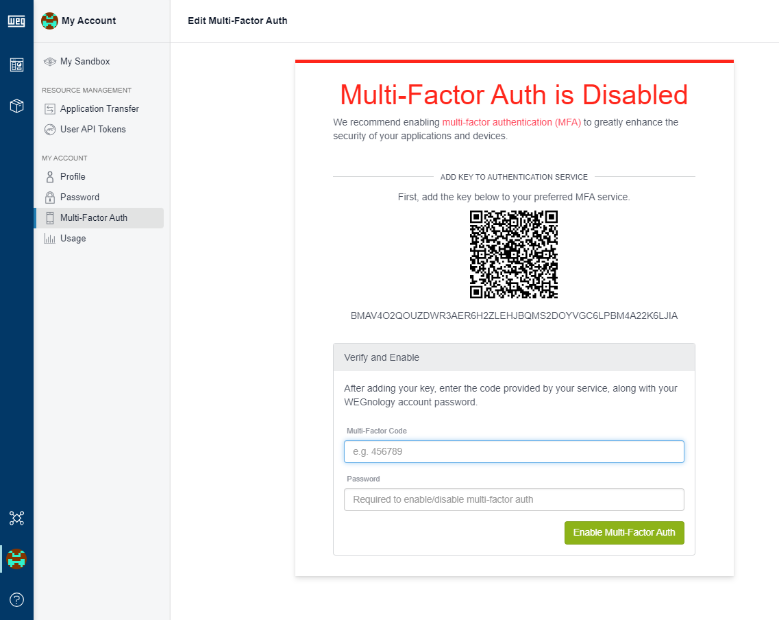 Verify Multi-Factor Auth Verify Multi-Factor Auth