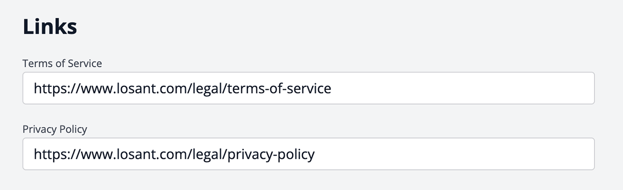 WEGnology WCPF Admin White Label Links