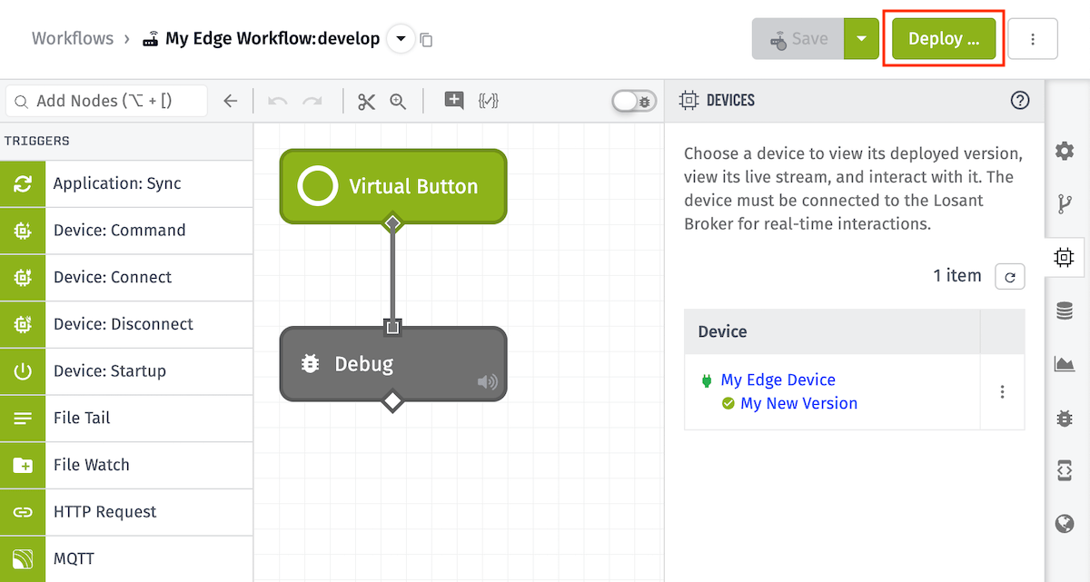 Workflow Edge Deployments Workflow Edge Deployments